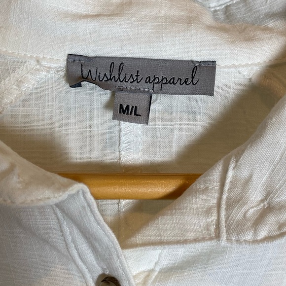 Wishlist Apparel Linen Blouse - Picture 4 of 5